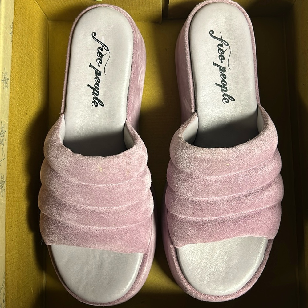 Free People almost paradise platform sandals